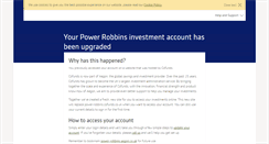Desktop Screenshot of power-robbins.cofunds.co.uk