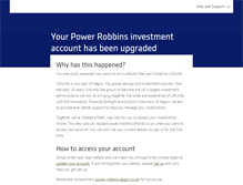Tablet Screenshot of power-robbins.cofunds.co.uk