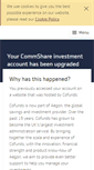 Mobile Screenshot of commshare.cofunds.co.uk