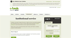 Desktop Screenshot of institutional.cofunds.co.uk