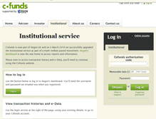 Tablet Screenshot of institutional.cofunds.co.uk